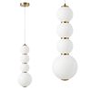 Lámpara de techo colgante LED LHJ114-4CP oro cepillado
