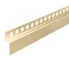 Front shower tray strip 120cm Gold