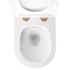 Cuvette WC suspendue Rea Carlo Mini Tornado NFQ GOLD EDGE