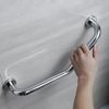 Кутова ручка для ванної кімнати Chrome