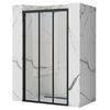 Shower doors Rea Alex Black 100