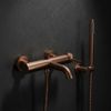Смесител за вана Rea Lungo Grip Brush Copper