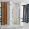 Shower doors Rea Alex 120 Gold Brush