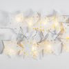 Kalėdų eglutės žibintai LED popierinės žvaigždės CD008
