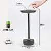 Bedside lamp APP1373-T grey