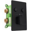 Built-in shower set Rea FENIX DAVIS BLACK +BOX
