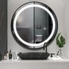 Zrcadlo LED 70cm MMJ Black