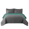 Tagesdecke Inez d. grey-mint