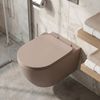 Sada Závěsné WC Focus + Umyvadlo na Desku Rea Focus Taupe