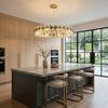 Lampă suspendată din cristal SWE094-CP 60cm Gold