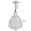 Deckenlampe NATURAL APP1645-1CP