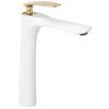 Bathroom faucet Rea Orbit White Gold High