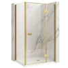 Cabina de dus Rea Atlas 120x80 Brush Gold