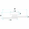 Lámpara de techo LED LHJ121-C Negra