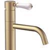 Robinet de lavabo Rea Serra Brush  Gold low