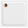 Receveur de douche acrylique Rea Belmond White 80x80 Brush Copper