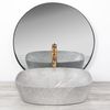 Countertop Basin Rea Freja Grey