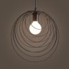 LAMPA SUFITOWA GEOMETRYCZNA APP426-1CP CZARNA