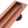 Linear drain REA NEO SLIM PRO brushed copper 70