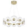 LÁMPARA LED COLGANTE DE TECHO SWE071-CP 60cm GOLD