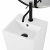 Freestanding ceramic basin Kamila