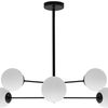 Lampa Sufitowa Wisząca Metal Industrial 6-Ramienna APP262-6C