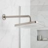 Pommeau de douche rectangulaire REA JS-032 Brushed Nickel