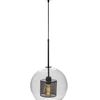 Závěsná lampa Glass Black Loft APP558-1CP 25cm