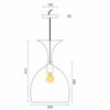 LAMPA SUFITOWA WISZĄCA APP291-1CP BIAŁA