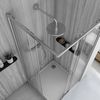 Shower enclosure Rea City 90x90 Nickel Brush