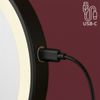Miroir LED Glow Black