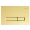 Concealed WC Frame Set Slim 024N with Gold HD Button
