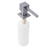 Дозатор для жидкого мыла REA nickel brush square INOX