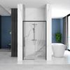 Shower doors SOLAR BLACK MAT 100