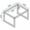 Vasque en conglomérat GOYA 60cm + Support