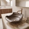 Ceramic Countertop Basin REA HM-66TB Handmade ART