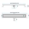 Linear drainage REA Neox pro Gold 90