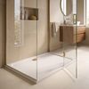 shower tray Rea Belmond White 90x120 Brush Gold