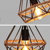 Lampa sufitowa geometryczna wisząca w stylu loft boho sznur APP678-1CP