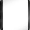 Ovaler Spiegel Schwarz 70 cm KLMR-3570
