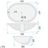 Inset washbasin Rea Vena