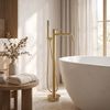 Robinet autoportant Rea Foster Brush Gold