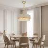 Lampada a sospensione in cristallo SWE107-CP 50cm GOLD
