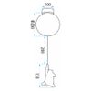CEILING LAMP PLAFON G167-1CP TEDDY BEAR