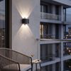 Applique murale de façade LED JNH039-4G Black