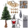 Décorations de Noël Grey Charm 45 pièces