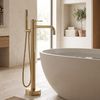 Szabadon álló padló csaptelep Rea Lungo Diamond Brush Gold