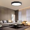 Lampa Plafon Diamond APP862-C 40 cm Czarna