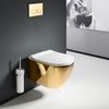 Toilet bowl  Carlo Flat Mini Gold/White