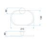 Ring hanger 16101 Aristo Brush Nickle